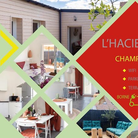 Villa L'Hacienda Champenoise Châlons-en-Champagne Exterior foto